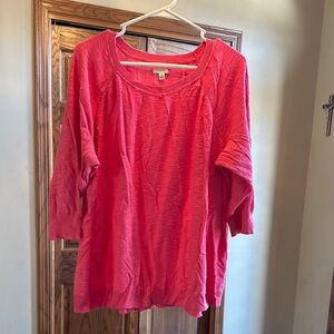 Sonoma Lifestyle Pink Top